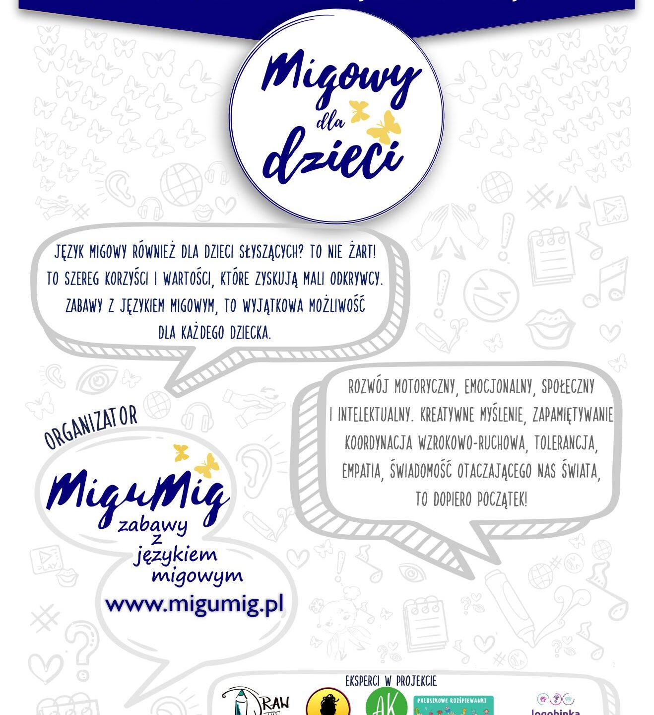 Udział w Interdyscyplinarnym Projektem Edukacyjnym „Migowy dla dzieci”